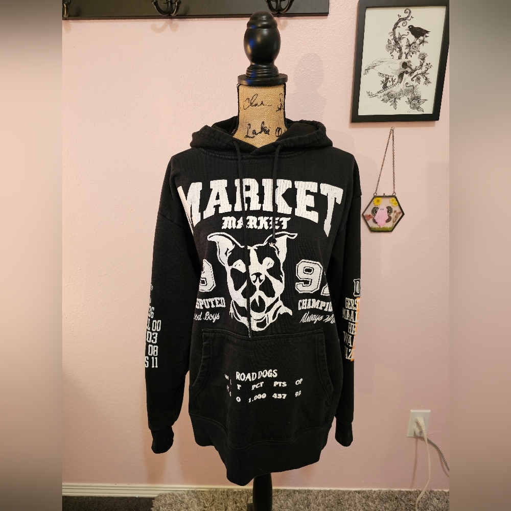 Black Market Graphic Hoodie